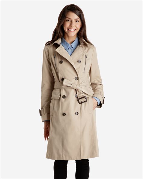 ladies trench coat.